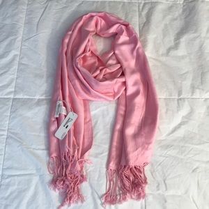 Light pink, very soft scarf